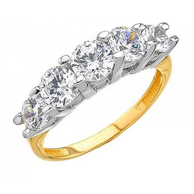 14 Ayar Altın Beştaş Yüzük E343