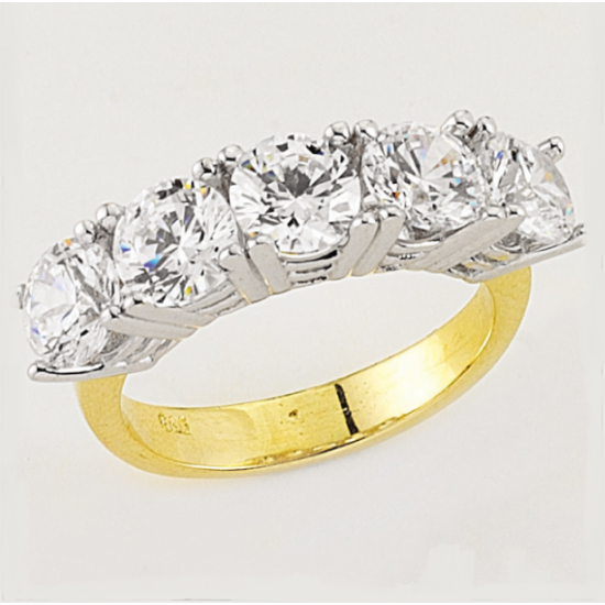 14 Ayar Altın Beştaş Yüzük E77 14 Ayar Altın Beştaş Yüzük E77