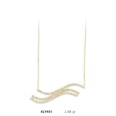 14 Ayar Altın Sırataş Kolye KLY401