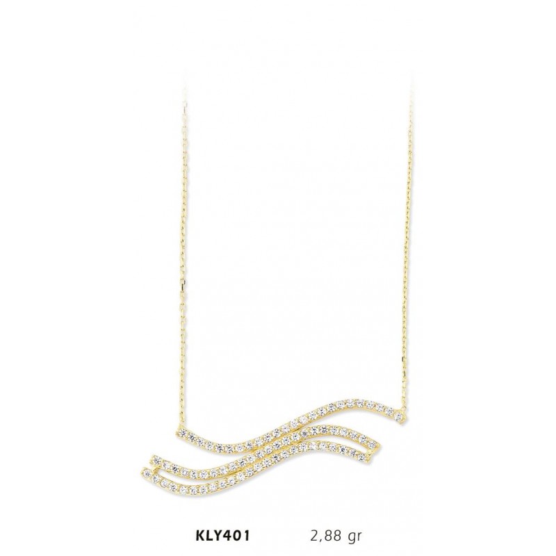 14 Ayar Altın Sırataş Kolye KLY401