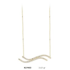 14 Ayar Altın Sırataş Kolye KLY403