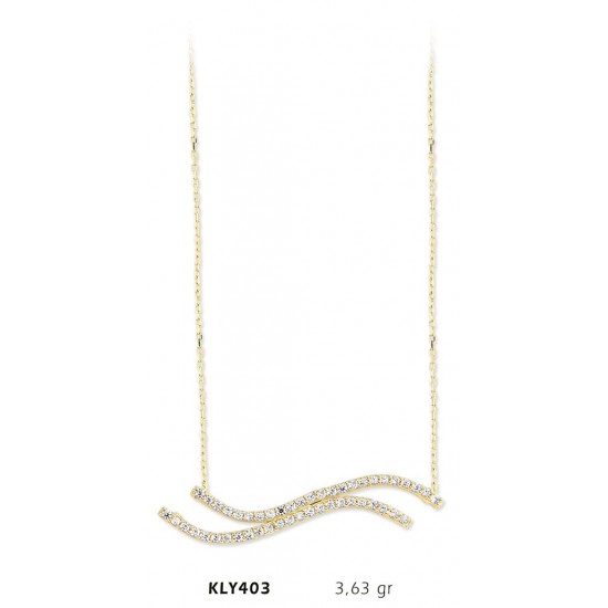 14 Ayar Altın Sırataş Kolye KLY403
