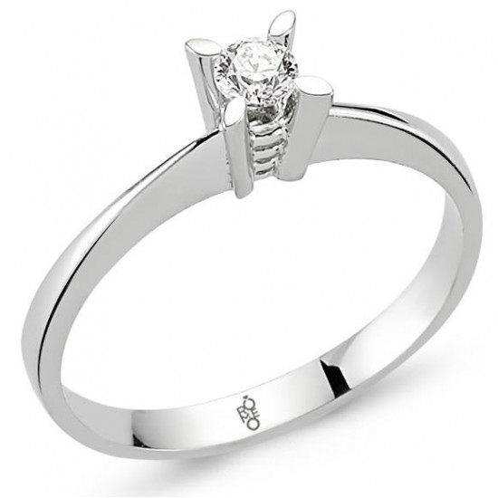 0.10 Ct Tektaş Pırlanta Yüzük RM101 0.10 Ct Tektaş Pırlanta Yüzük RM101