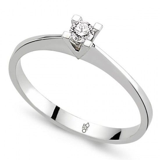 0.20 Ct Tektaş Pırlanta  Yüzük RM-19030