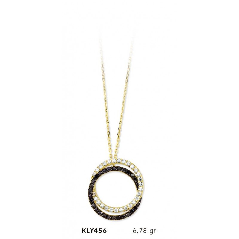 14 Ayar Altın Halka Kolye KLY456 14 Ayar Altın Halka Kolye KLY456