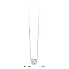 14 Ayar Altın Tektaş Kolye KLY511