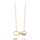 14 Ayar Altın Love Sonsuzluk Kolye KLY604