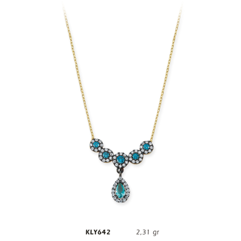 14 Ayar Altın Otantik Kolye KLY642 14 Ayar Altın Otantik Kolye KLY642