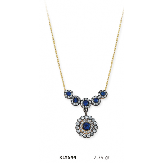 14 Ayar Altın Otantik Kolye KLY644 14 Ayar Altın Otantik Kolye KLY644