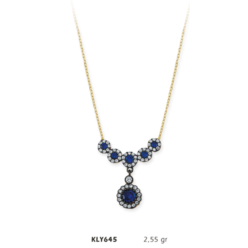 14 Ayar Altın Otantik Kolye KLY645 14 Ayar Altın Otantik Kolye KLY645