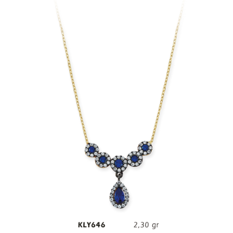14 Ayar Altın Otantik Kolye KLY646 14 Ayar Altın Otantik Kolye KLY646