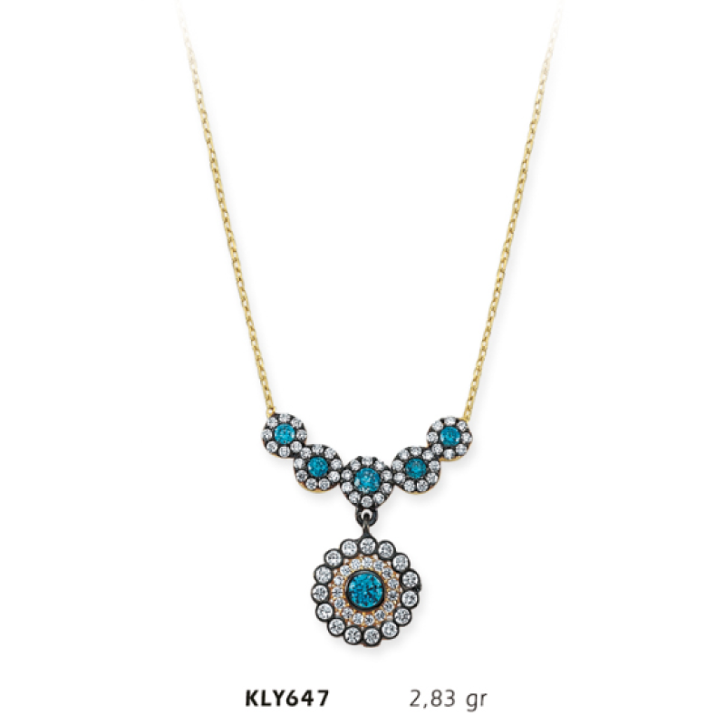 14 Ayar Altın Otantik Kolye KLY647 14 Ayar Altın Otantik Kolye KLY647