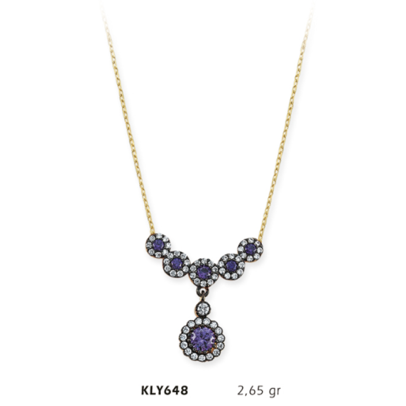 14 Ayar Altın Otantik Kolye KLY648 14 Ayar Altın Otantik Kolye KLY648
