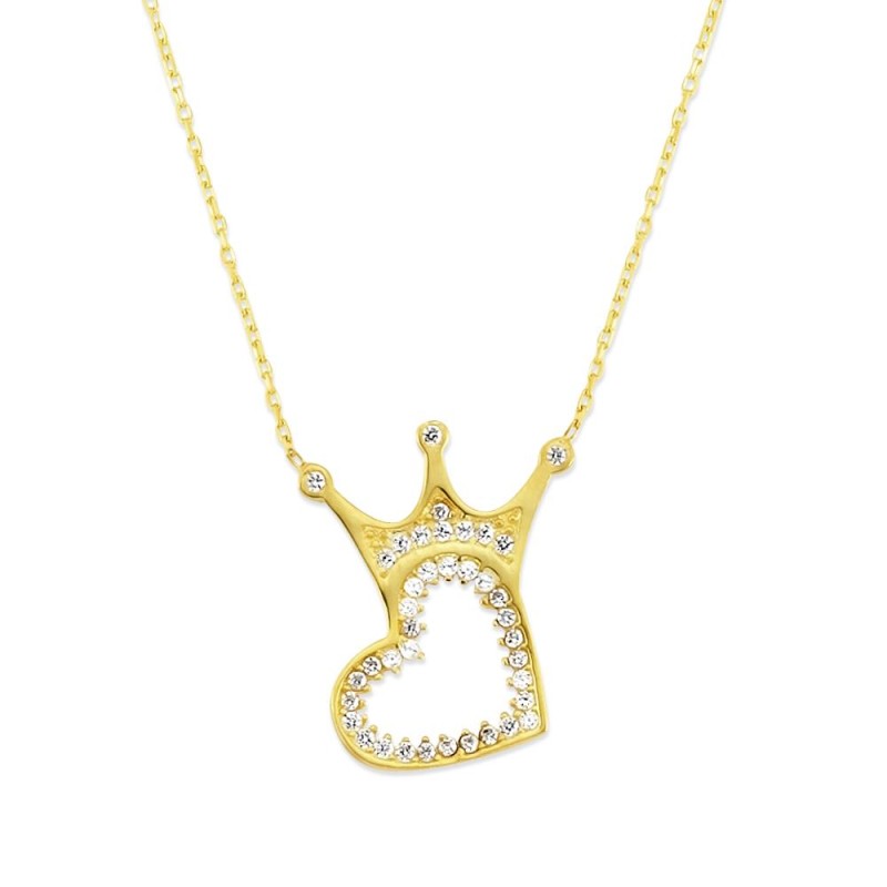 Kral Tacı Gümüş Kolye GMS03 Kral Tacı Gümüş Kolye GMS03