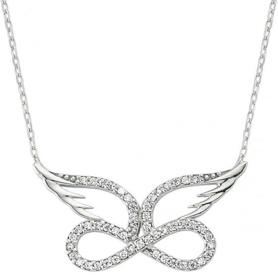 Melek Kanadı Gümüş Kolye GMS06 Melek Kanadı Gümüş Kolye GMS06