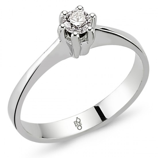 0.30 Karat F Renk HRD Sertifikalı Pırlanta Tektaş Yüzük RM30048 0.30 Karat F Renk HRD Sertifikalı Pırlanta Tektaş Yüzük RM30048