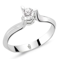 0.50 Ct Tektaş Pırlanta Yüzük  RM30076