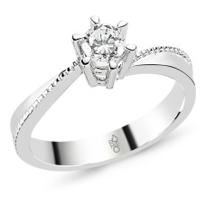 0.50 Ct Tektaş Pırlanta Yüzük  RMY508