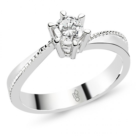 0.40 Ct Tektaş Pırlanta Yüzük  RMY508