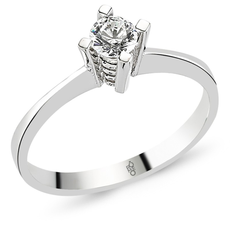 0.40 Ct Tektaş Pırlanta Yüzük RMY515 0.40 Ct Tektaş Pırlanta Yüzük RMY515