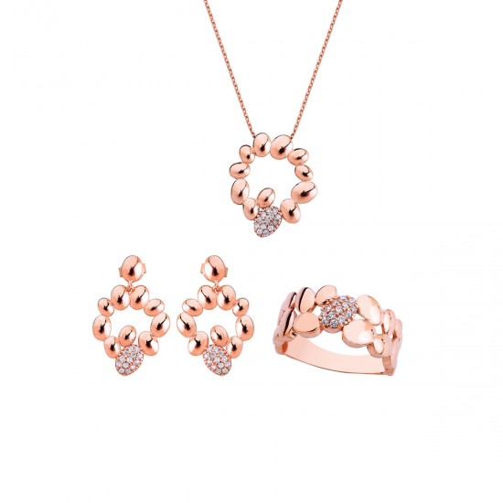 Çelenk Modeli Gümüş Set GMS133 Çelenk Modeli Gümüş Set GMS133