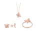 Kelebek Rose Gümüş Set GMS144 Kelebek Rose Gümüş Set GMS144