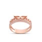 Melek Kanadı Rose Gümüş Yüzük GMS209