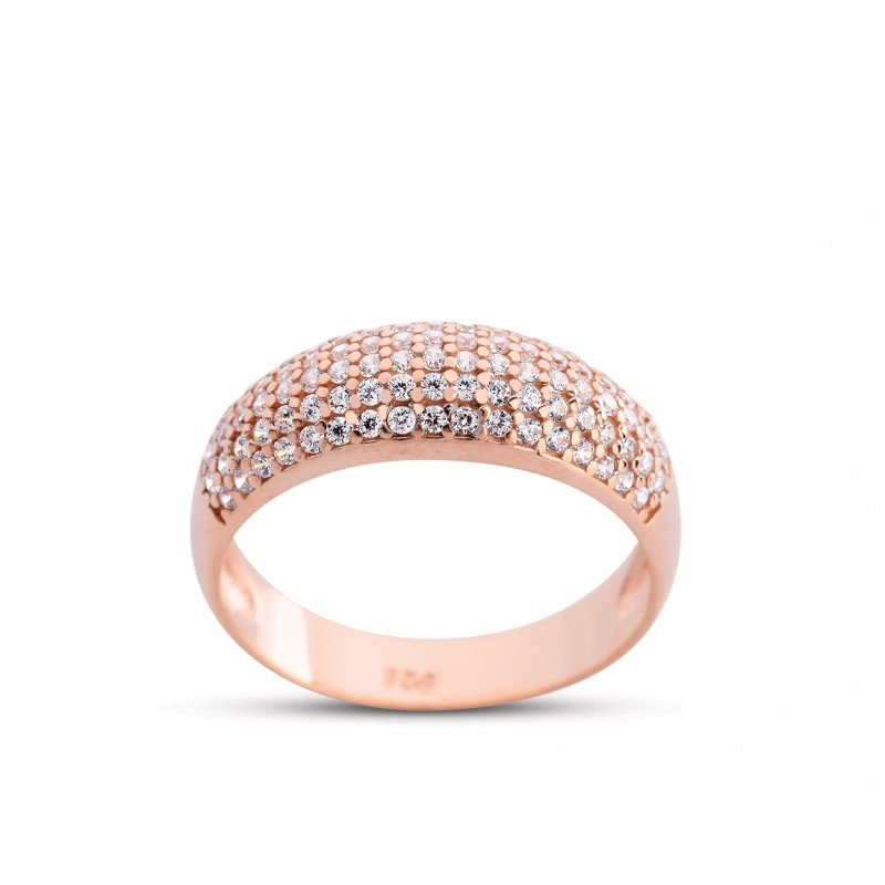 Mikro Rose Renk Gümüş Alyans GMS212 Mikro Rose Renk Gümüş Alyans GMS212