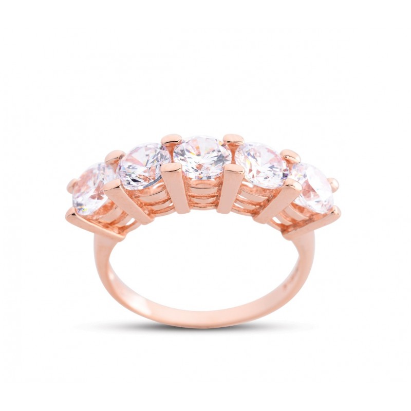 Pırlanta Montür Büyük Boy Rose Renk Beştaş Yüzük GMS217 Pırlanta Montür Büyük Boy Rose Renk Beştaş Yüzük GMS217