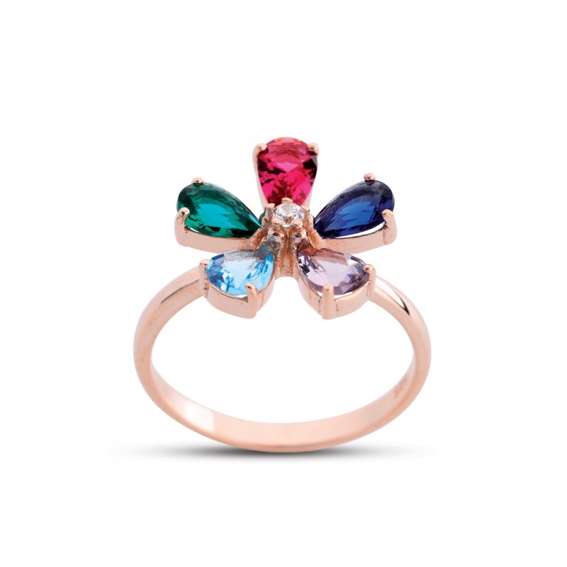 Papatya Model Rose Gümüş Yüzük GMS218 Papatya Model Rose Gümüş Yüzük GMS218