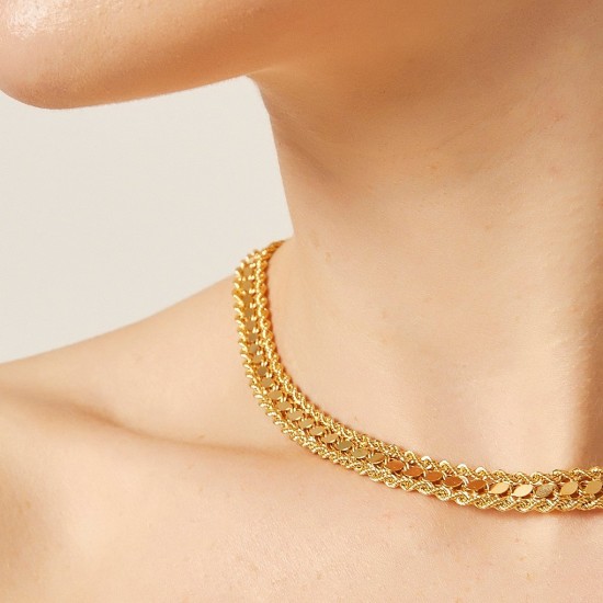 Pullu Halat Zincir Kolye ZKU115