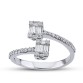 0.34 Ct Baget Pırlanta Yüzük B9