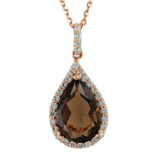 1.90 Ct Pırlanta Renkli Taşlı Kolye RTKL4