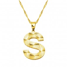 Üç Boyutlu S Harf Kolye KLY1988