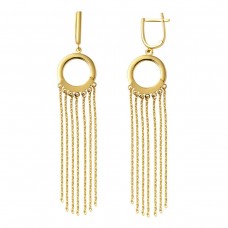 Sarkaç Zincir Halka Küpe KP091