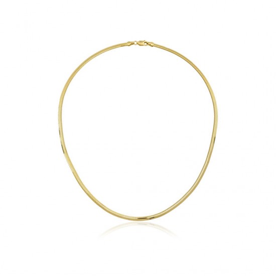 Yılan Derisi Yassı Kolye ZKU127