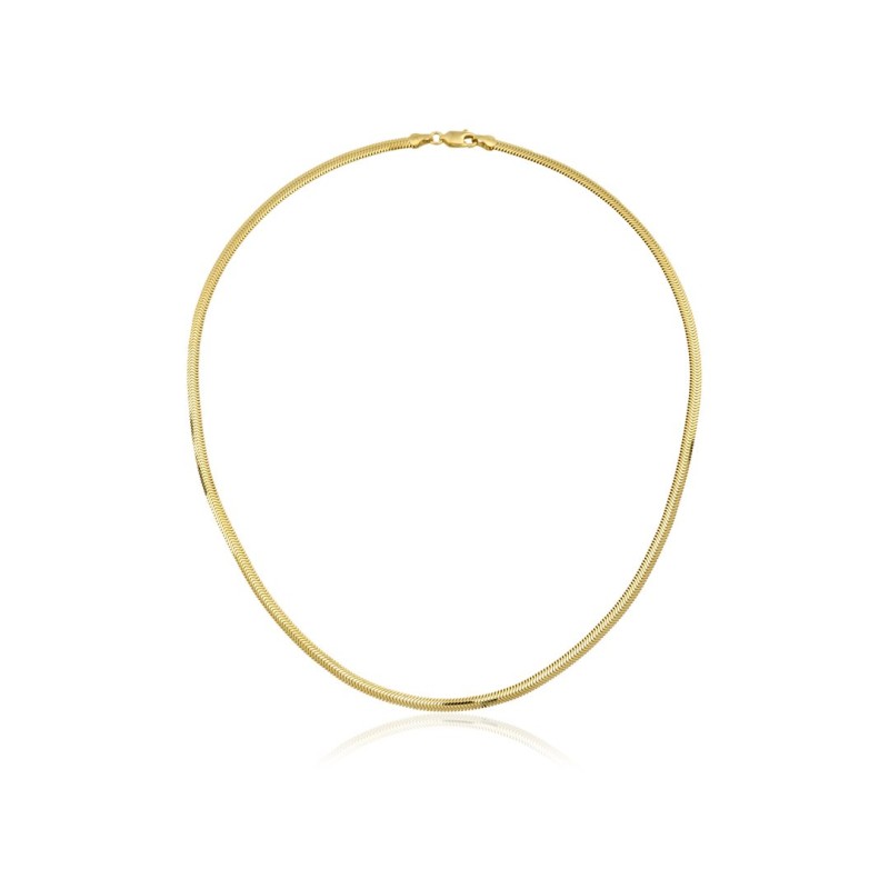 Yılan Derisi Yassı Kolye ZKU127 Yılan Derisi Yassı Kolye ZKU127