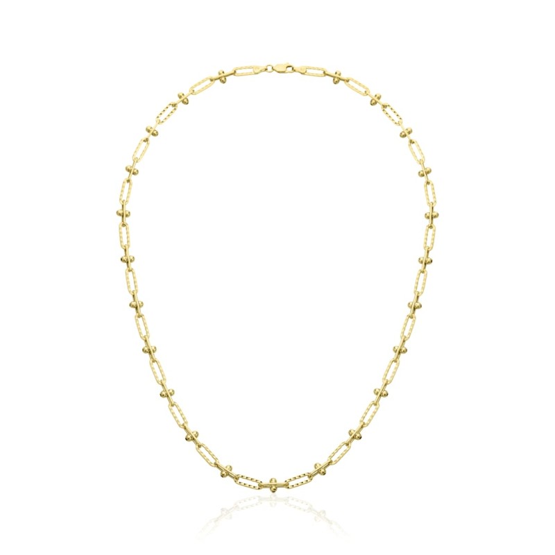 Toplu Desenli Ataş Zincir Kolye ZKU135 Toplu Desenli Ataş Zincir Kolye ZKU135