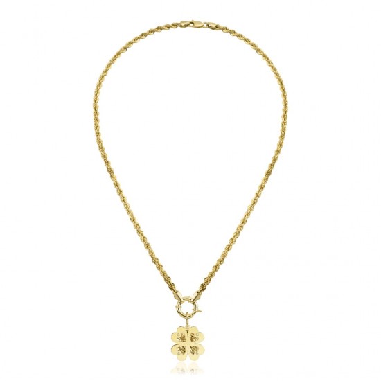 Yonca Uçlu Zincir Kolye ZKU151