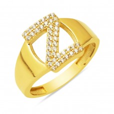 14 Ayar Altın Z Harf Yüzük YZK435