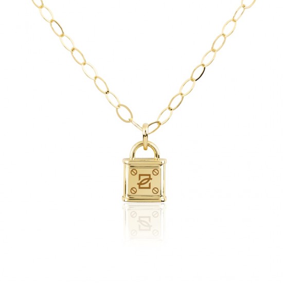 Kilit Uçlu Zincir Kolye ZKU154 Kilit Uçlu Zincir Kolye ZKU154